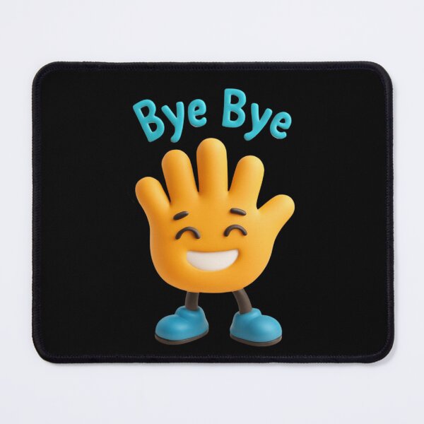 Item preview, Waving Bye Bye Emoji Hand designed and sold by Khadigadesings.
