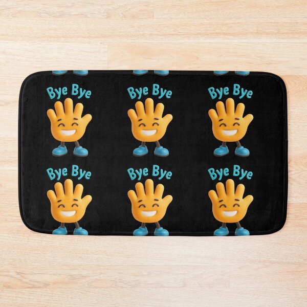 Item preview, Waving Bye Bye Emoji Hand designed and sold by Khadigadesings.