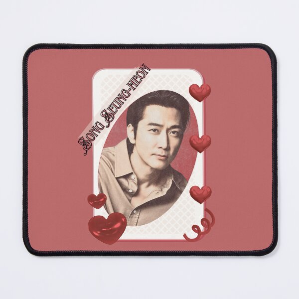 Item preview, Song Seung-heon (송승헌) Korean Actor Kdrama Group Card Red Aesthetic Collage Design designed and sold by AJUNICE STUDIO.