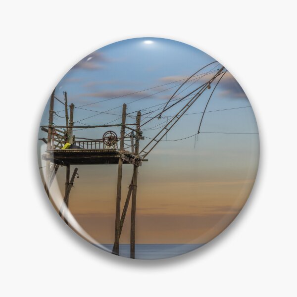 Item preview, Sunset at the Plage des Dunes Fishing Huts designed and sold by Gerard Fornarotto.