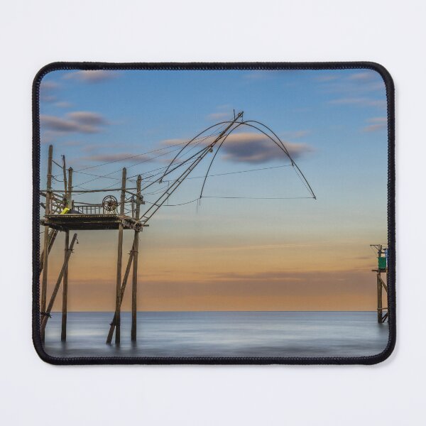 Item preview, Sunset at the Plage des Dunes Fishing Huts designed and sold by Gerard Fornarotto.