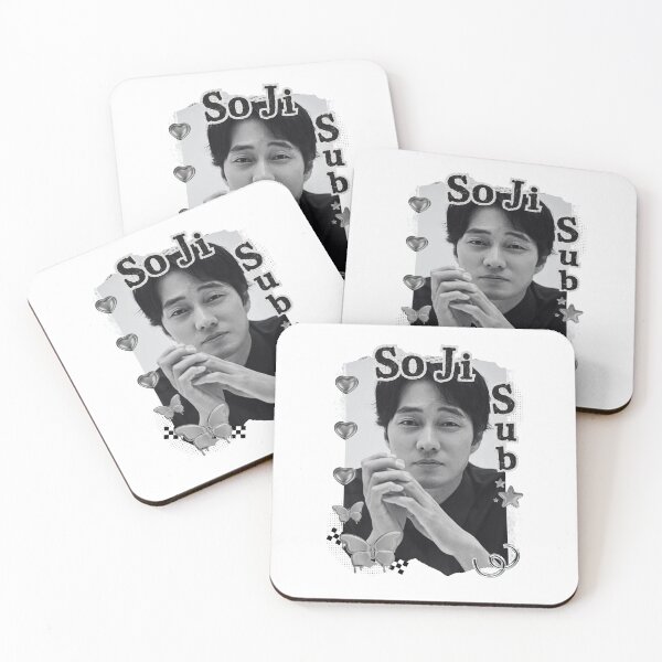 Item preview, So Ji-sub (소지섭) Korean Actor Kdrama Group Black and White Collage Digital Art Portrait designed and sold by AJUNICE STUDIO.