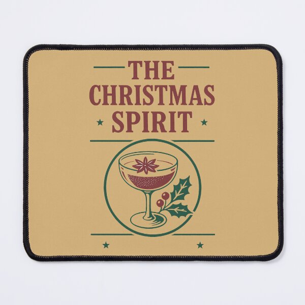 Item preview, The Christmas Spirit – Vintage Holiday Cocktail Art designed and sold by PrintSmithArt.