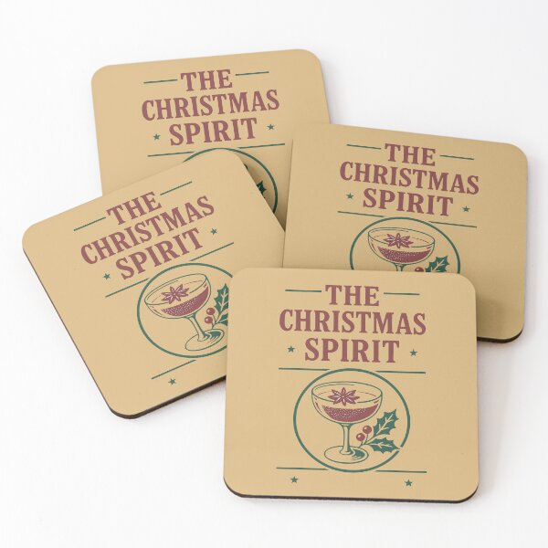Item preview, The Christmas Spirit – Vintage Holiday Cocktail Art designed and sold by PrintSmithArt.