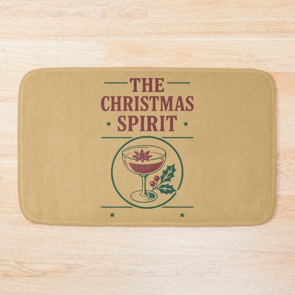 Item preview, The Christmas Spirit – Vintage Holiday Cocktail Art designed and sold by PrintSmithArt.