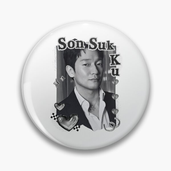 Item preview, Son Suk-ku (손석구)  Korean Actor Kdrama Group Black and White Collage Digital Art Portrait designed and sold by AJUNICE STUDIO.
