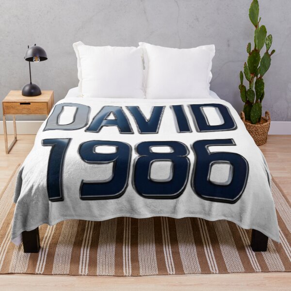 Item preview, David 1986 — Chrome 3D Name Design designed and sold by AlexLineArt.
