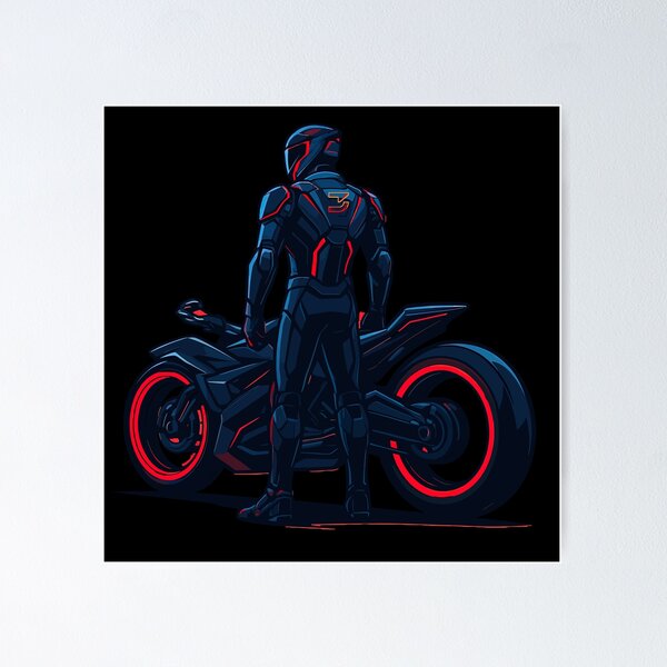 Artikelvorschau, Neon Grid Future – Cyber Sci-Fi Digital World Art entworfen und verkauft von What you are is Beautiful.