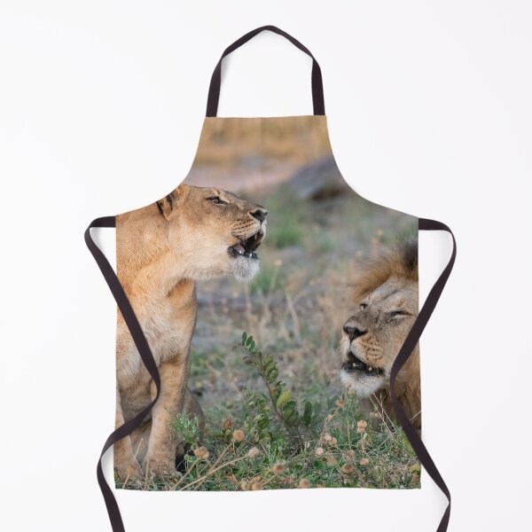 Item preview, Savuti Standoff — Waziba & the Lioness Trade Low Roars at Dusk, Chobe designed and sold by DavideAntoniani.