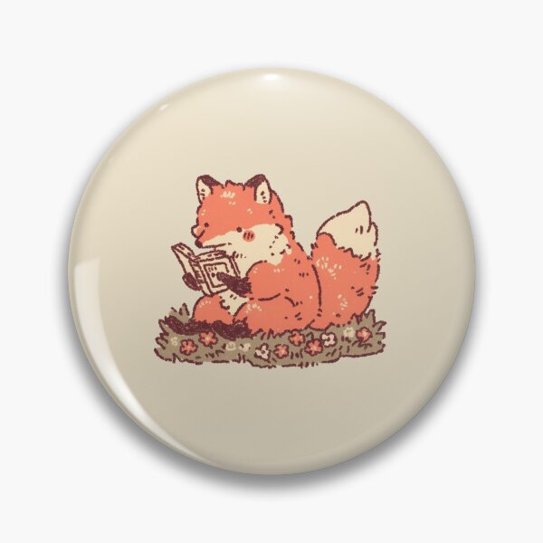 Item preview, Cozy Fox Reading, soft crayon textured storybook illustration designed and sold by Magnificent Lizard.