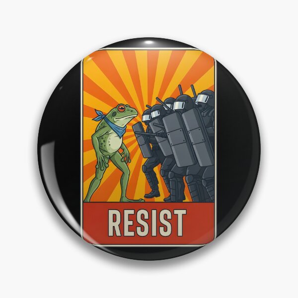 Item preview, resist frog portland designed and sold by maglomanya.