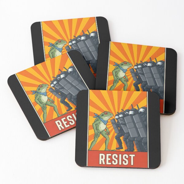 Item preview, resist frog portland designed and sold by maglomanya.