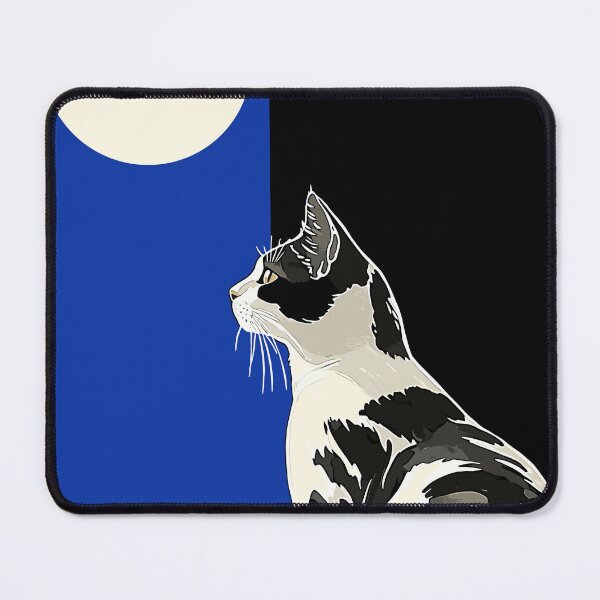 Item preview, Cat Watching the Moon designed and sold by Liededrom..