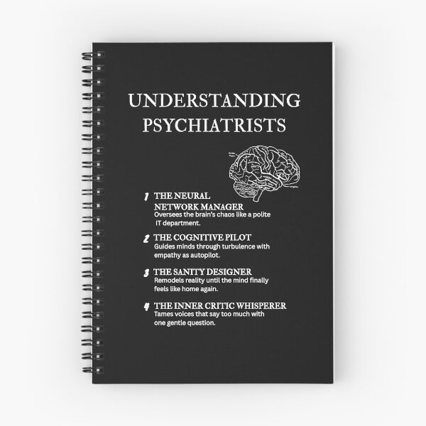 Item preview, Understanding Psychiatrists – Emotional Engineers of the Mind – Black designed and sold by PsyFlow35.