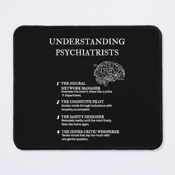 Item preview, Understanding Psychiatrists – Emotional Engineers of the Mind – Black designed and sold by PsyFlow35.