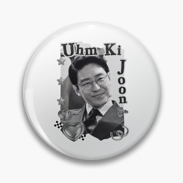 Item preview, Uhm Ki-joon Korean Actor Kdrama Group Black and White Collage Digital Art Portrait designed and sold by AJUNICE STUDIO.