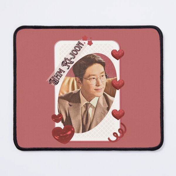 Item preview, Uhm Ki-joon Korean Actor Kdrama Group Card Red Aesthetic Collage Design designed and sold by AJUNICE STUDIO.