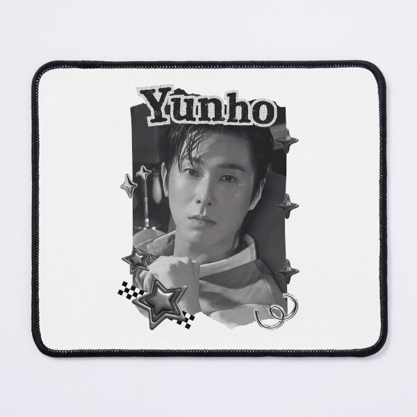 Item preview, U-Know Yunho (Jung Yun-ho) Korean Actor Kdrama Group Black and White Collage Digital Art Portrait designed and sold by AJUNICE STUDIO.