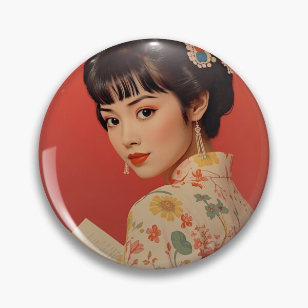 Item preview,  Pretty Cute Retro Kimono Japan Girl Reading a Book Booklover  designed and sold by Vintage City.