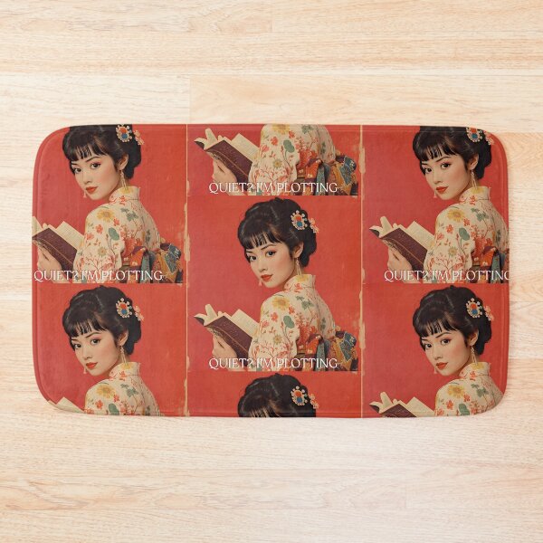 Item preview,  Pretty Cute Retro Kimono Japan Girl Reading a Book Booklover  designed and sold by Vintage City.