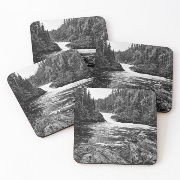 Item preview, Jurava waterfall. Kuusamo, Pieni karhunkierros 2025 bw designed and sold by Jouko Lehto Photography.