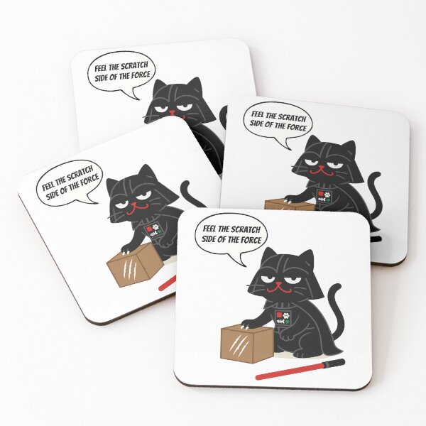 Item preview, Darth Purr – “Feel the Scratch Side of the Force” | Catastrocat Collection designed and sold by catastrocat.