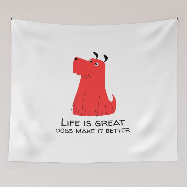 Item preview, Dogs Make Life Better designed and sold by a2zbuyshop.
