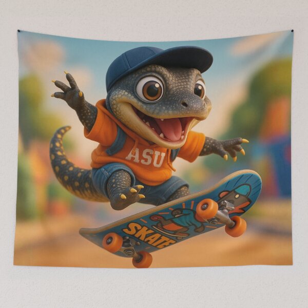 Item preview, Skater Asian Water Monitor Lizard designed and sold by Sillytoe.