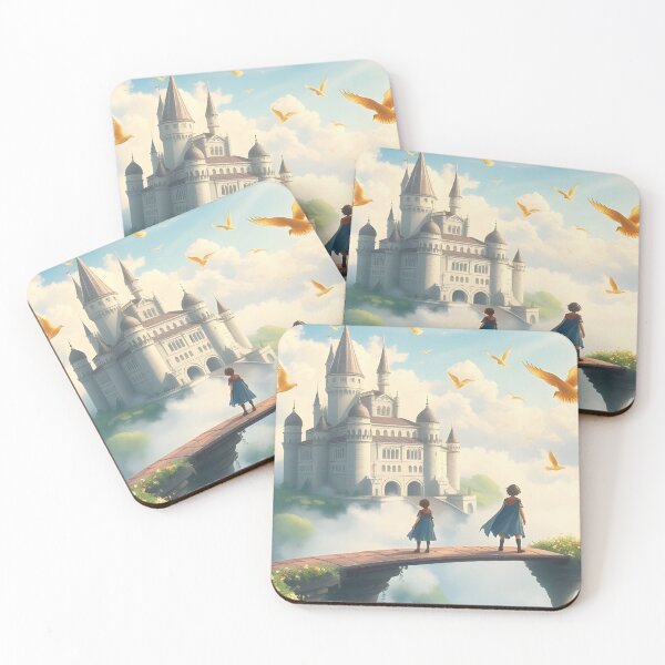 Item preview, Bridge to the Sky Castle – Fantasy Anime Design for Phone Cases & Laptop Skins designed and sold by PunchDrop.