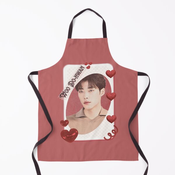 Item preview, Woo Do-hwan Korean Actor Kdrama Group Card Red Aesthetic Collage Design designed and sold by AJUNICE STUDIO.