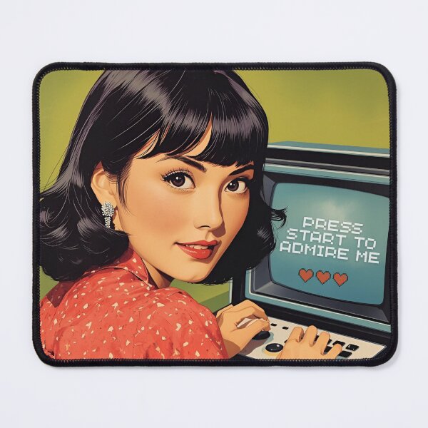 Item preview,  Vintage Pretty Cute Retro Gamer Girl Japan  designed and sold by Vintage City.