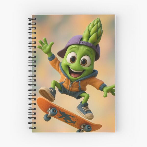 Item preview, Skater Asparagus designed and sold by Sillytoe.