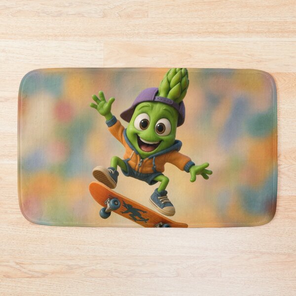 Item preview, Skater Asparagus designed and sold by Sillytoe.