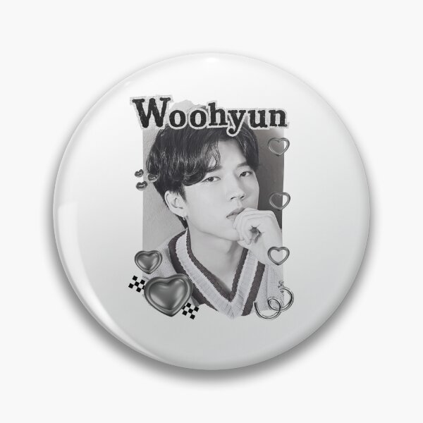 Item preview, Woo Hyeon-seo (Woohyun of Infinite) Korean Actor Kdrama Group Black and White Collage Digital Art Portrait designed and sold by AJUNICE STUDIO.