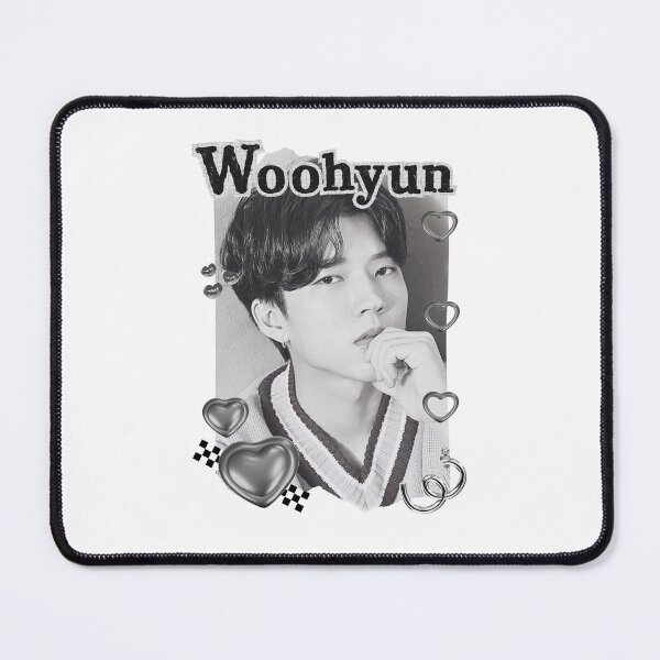 Item preview, Woo Hyeon-seo (Woohyun of Infinite) Korean Actor Kdrama Group Black and White Collage Digital Art Portrait designed and sold by AJUNICE STUDIO.