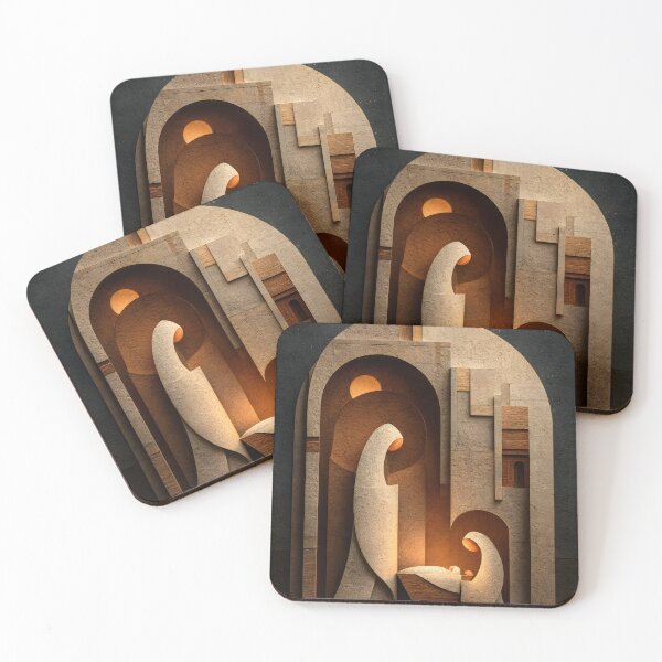 Item preview, Mary Joseph and Baby Jesus Nativity Scene designed and sold by daila70.