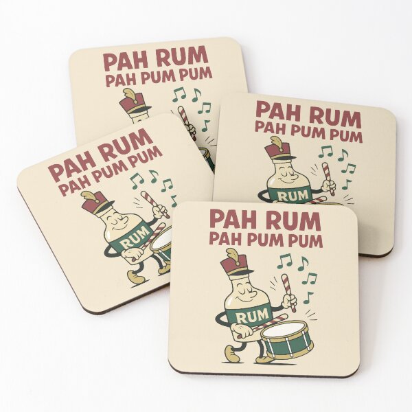 Item preview, Pah Rum Pah Pum Pum – Funny Christmas Rum Drummer designed and sold by PrintSmithArt.