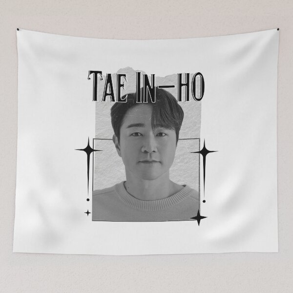 Item preview, Tae In-ho Korean Actor Korean Scrapbook Collage Cozy Y2K Vintage Design designed and sold by HELL0WBELLO.