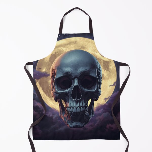 Item preview, Skull against the moon designed and sold by Bobigreg.