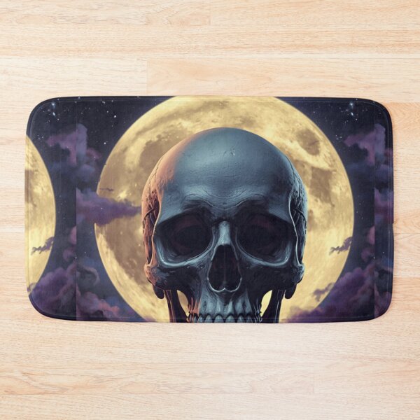 Item preview,  Skull against the moon designed and sold by Bobigreg.