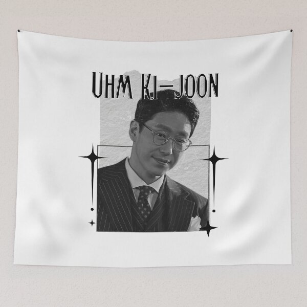 Item preview, Uhm Ki-joon Korean Actor Korean Scrapbook Collage Cozy Y2K Vintage Design designed and sold by HELL0WBELLO.