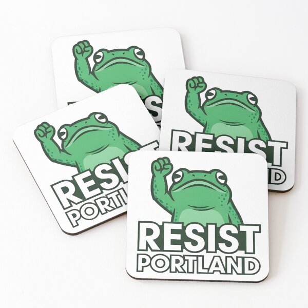 Item preview, resist frog portland designed and sold by maglomanya.