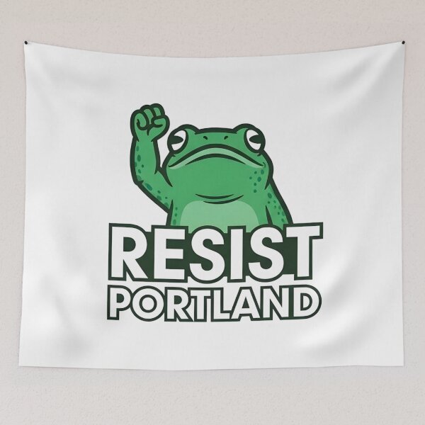 Item preview, resist frog portland designed and sold by maglomanya.