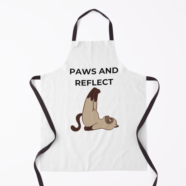 Item preview, Paws and Reflect Funny Yoga Cat designed and sold by bilal sibgui.