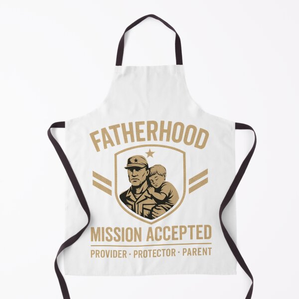 Item preview, Fatherhood: Mission Accepted | Provider • Protector • Parent | Military Dad Pride designed and sold by AurumOutpost.