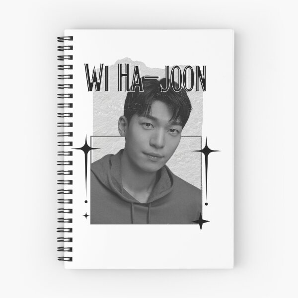 Item preview, Wi Ha-joon Korean Actor Korean Scrapbook Collage Cozy Y2K Vintage Design designed and sold by HELL0WBELLO.