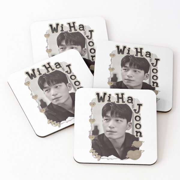 Item preview, Wi Ha-joon Korean Actor Kdrama Actor Korean Group Scrapbook Collage Cozy Y2K Vintage Design designed and sold by HELL0WBELLO.