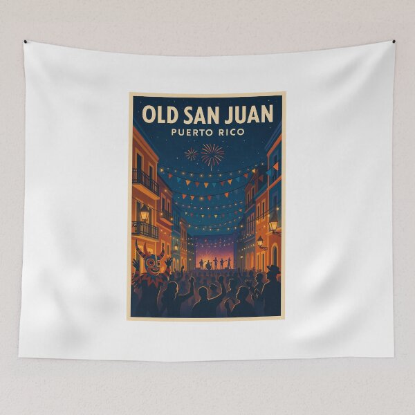 Item preview, Night Festival Calle San Sebastian Puerto Rico designed and sold by Por.Ahi.PR.