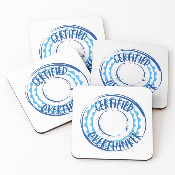 Item preview, Certified Overthinker | Pensatore Certificato designed and sold by LenaBlueDesigns.