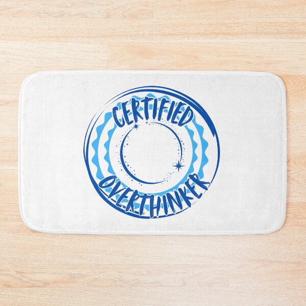 Item preview, Certified Overthinker | Pensatore Certificato designed and sold by LenaBlueDesigns.